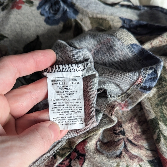 Pre-loved lightweight Jules & Leopold Floral Sweater - size XL - Picture 4 of 9